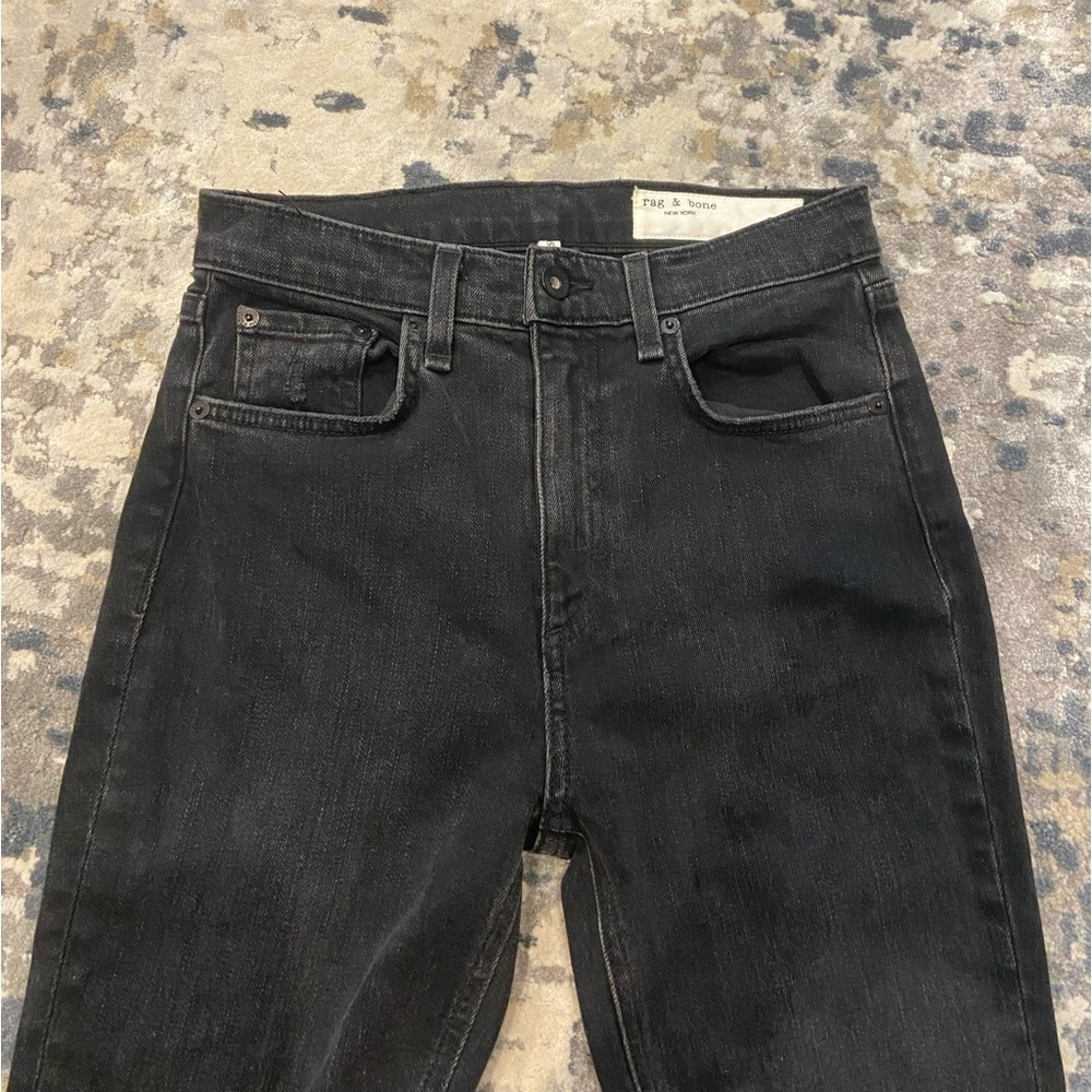 Rag & Bone High Rise Skinny Ankle Jean